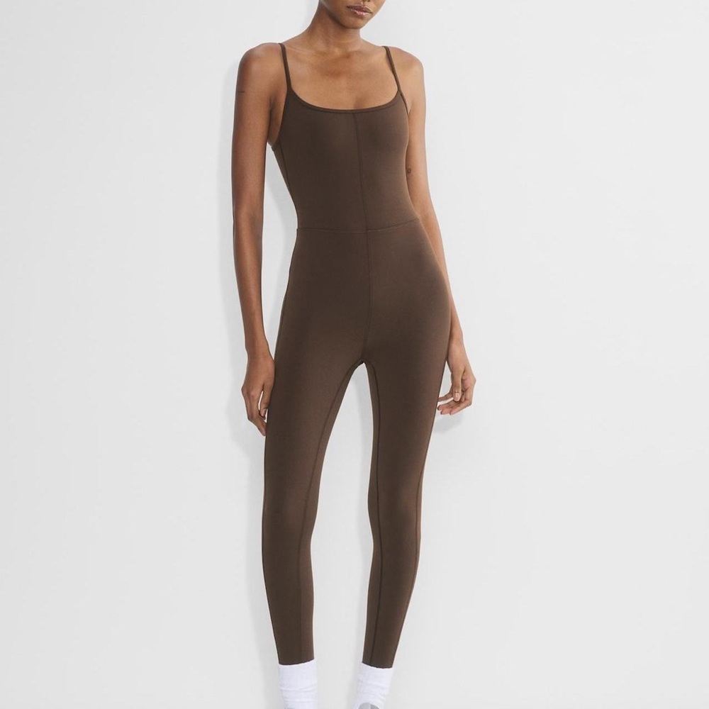 Aritzia Chocolate Brown Jumpsuit